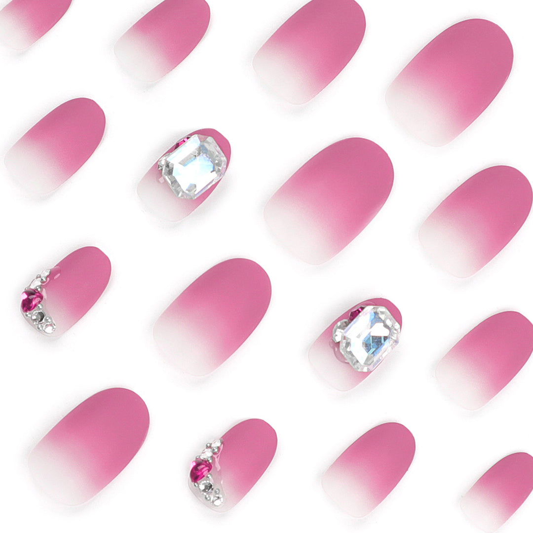 Creative Nail Art with Noble Rhinestone Accents Kalsten