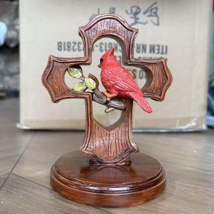 Decorative cross figure with Cardinal Kalsten