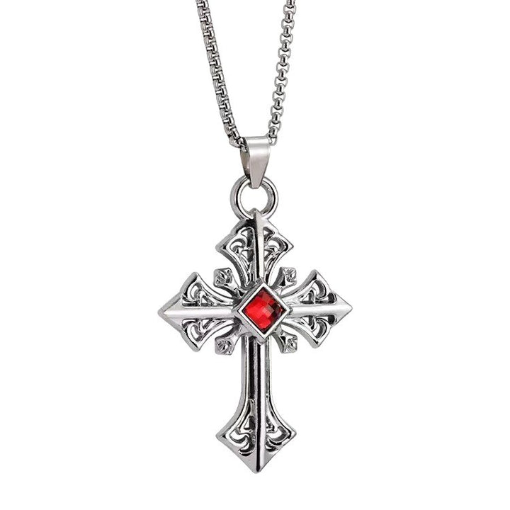 Gothic Cross Pendant Necklace Kalsten