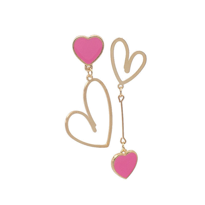 Heart-Shaped Dangle Earrings Kalsten