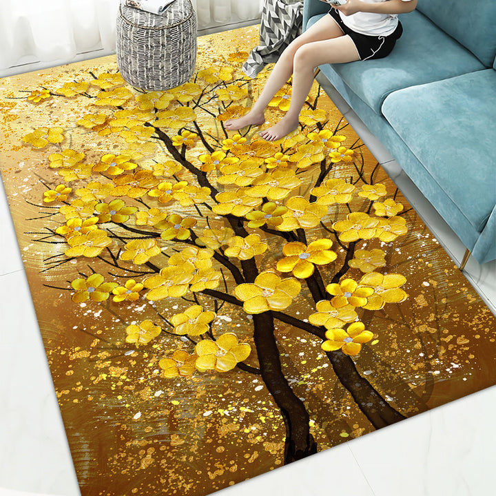 Floral Printed Area Rug Kalsten