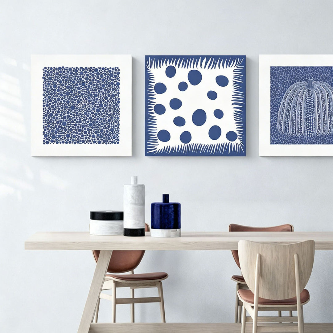Contemporary Abstract Pumpkin Canvas Art
