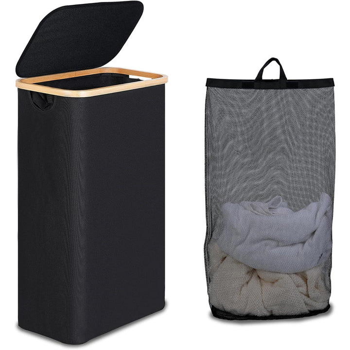 High-quality laundry basket with removable and washable inner bag Kalsten