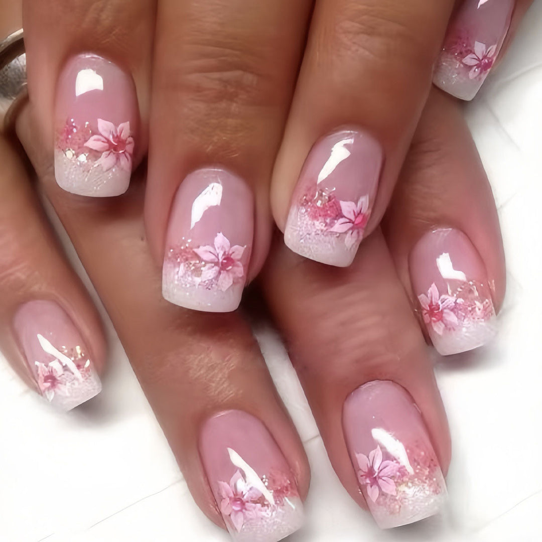 Elegant Floral Nail Art