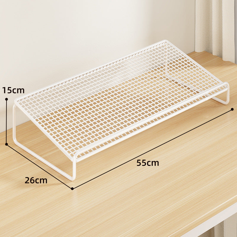 Mesh Stackable Desk Organizer Shelf Riser