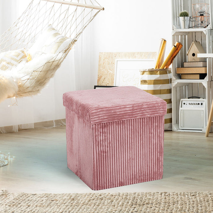 Plush Storage Ottoman Kalsten