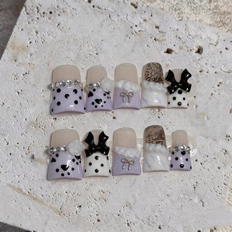 Decorative Artistic Press-On Nail Tips