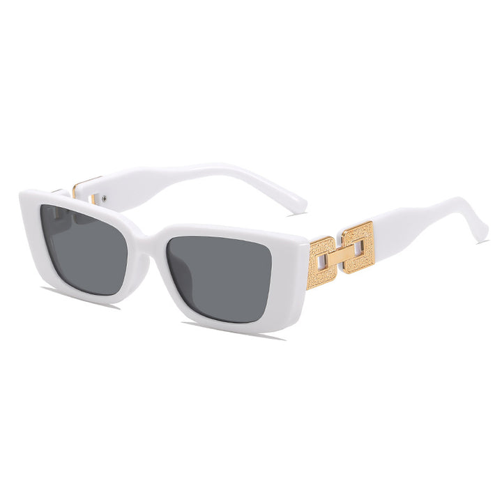 Oversized Square Frame Sunglasses with Glamorous Accent Kalsten