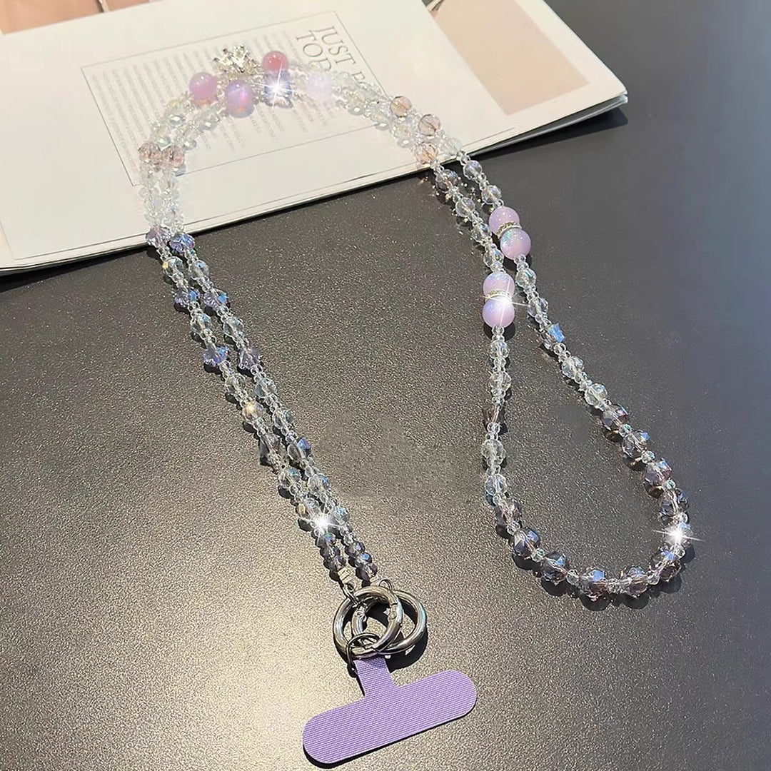 Elegant Beaded Phone Lanyard Kalsten