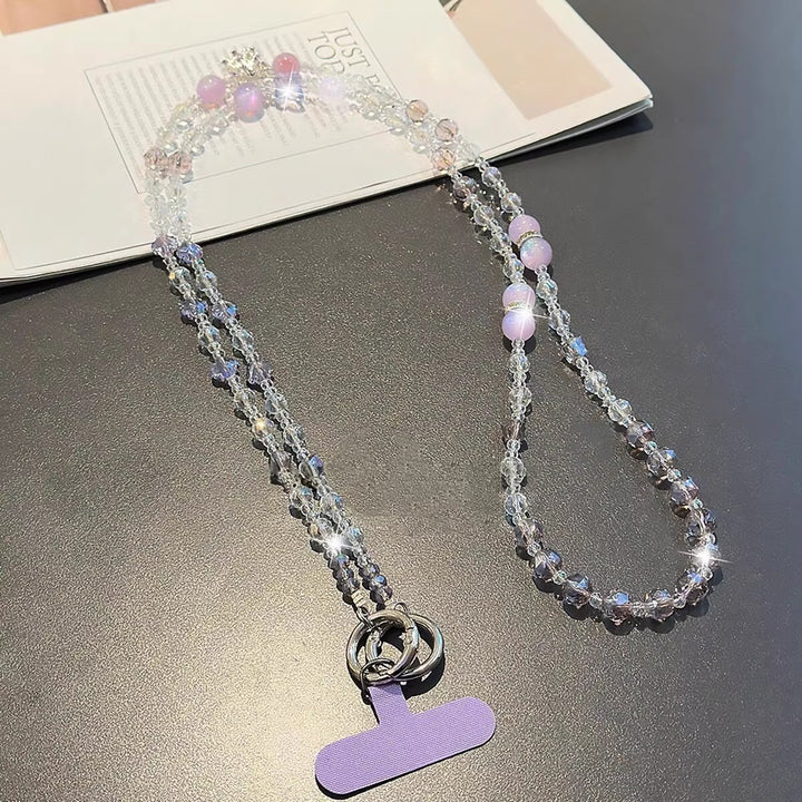 Elegant Beaded Phone Lanyard Kalsten