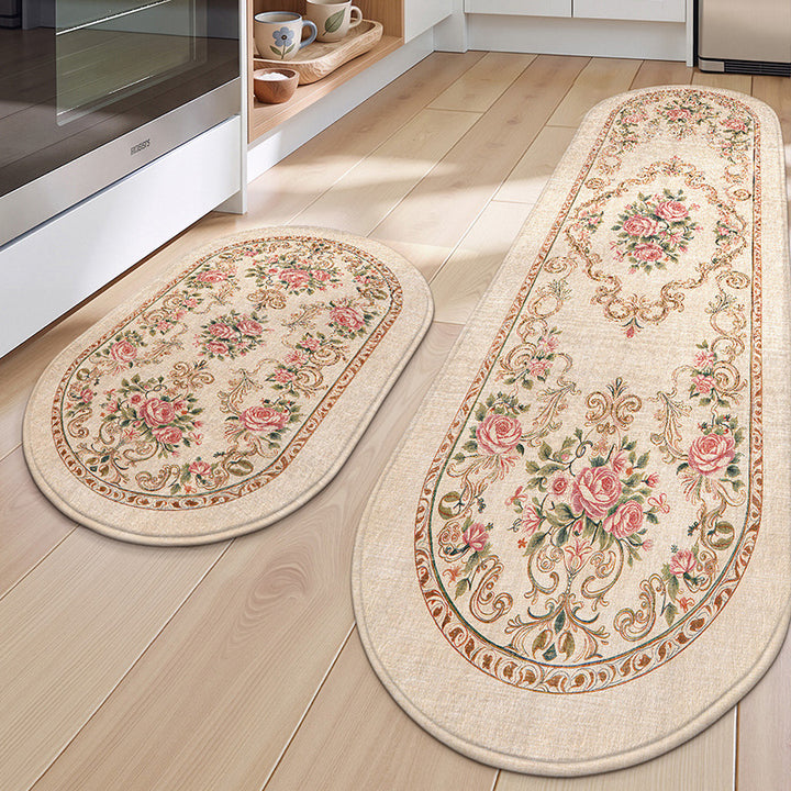 Floral Patterned Kitchen Mat Set Kalsten