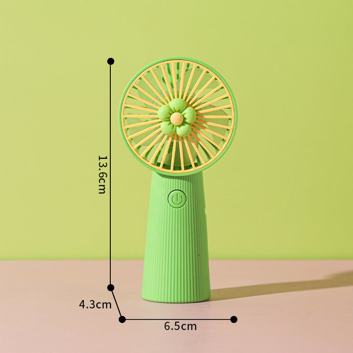 Decorative Floral Handheld Cooling Fan Kalsten