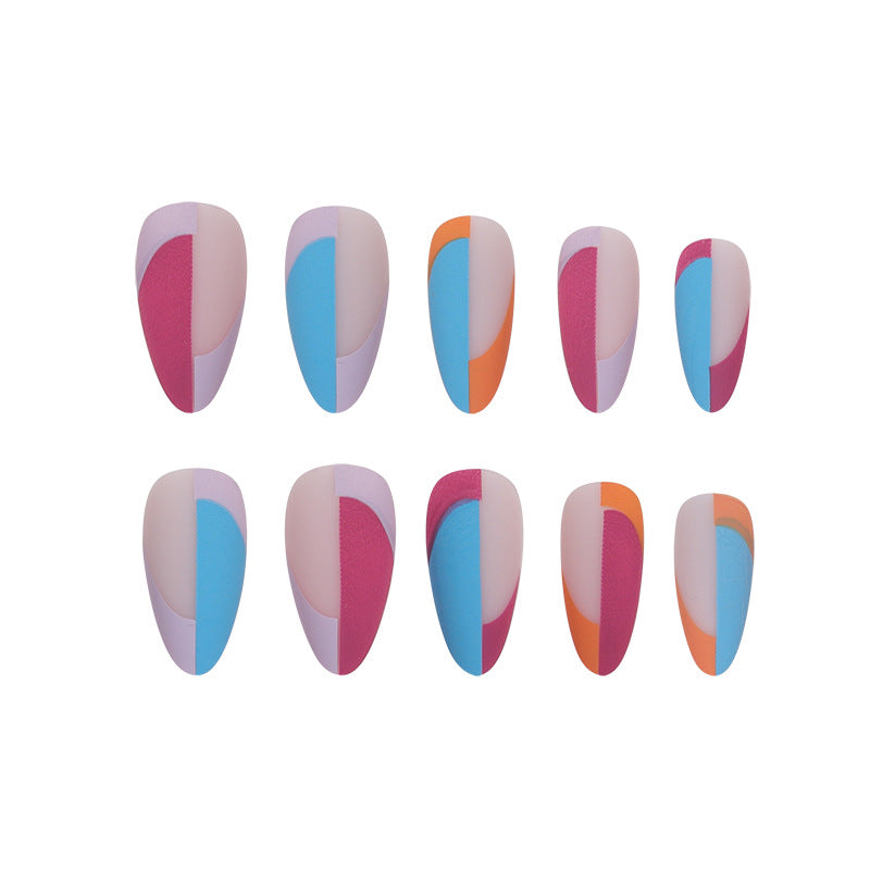 Artistic Pointed Press-On Nail Set Kalsten
