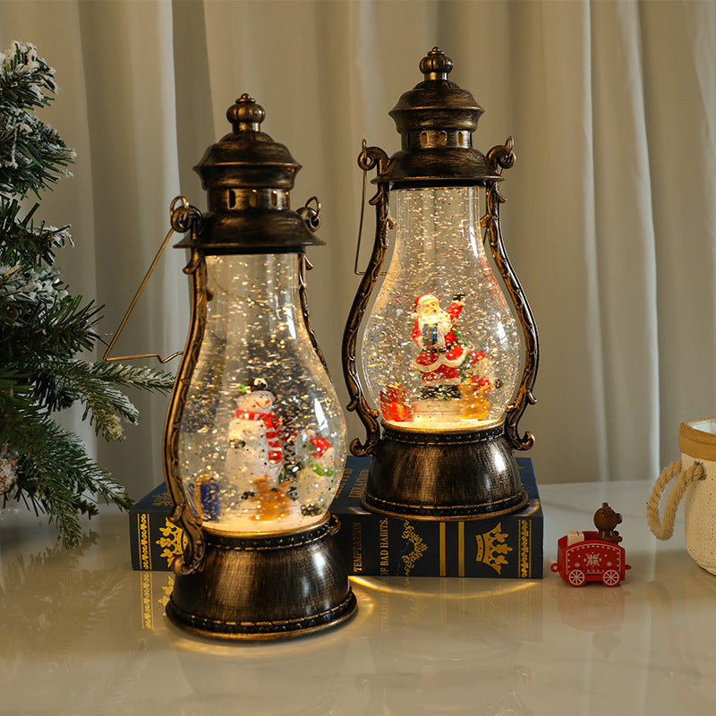 Decorative LED Lantern with Winter Scene Kalsten