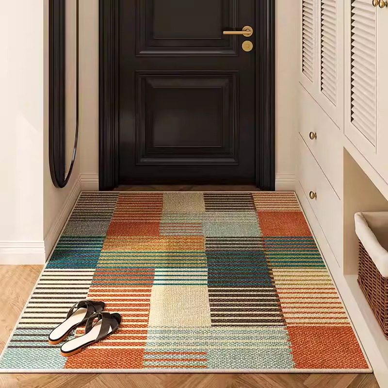 Geometric Patterned Entrance Mat for Doors