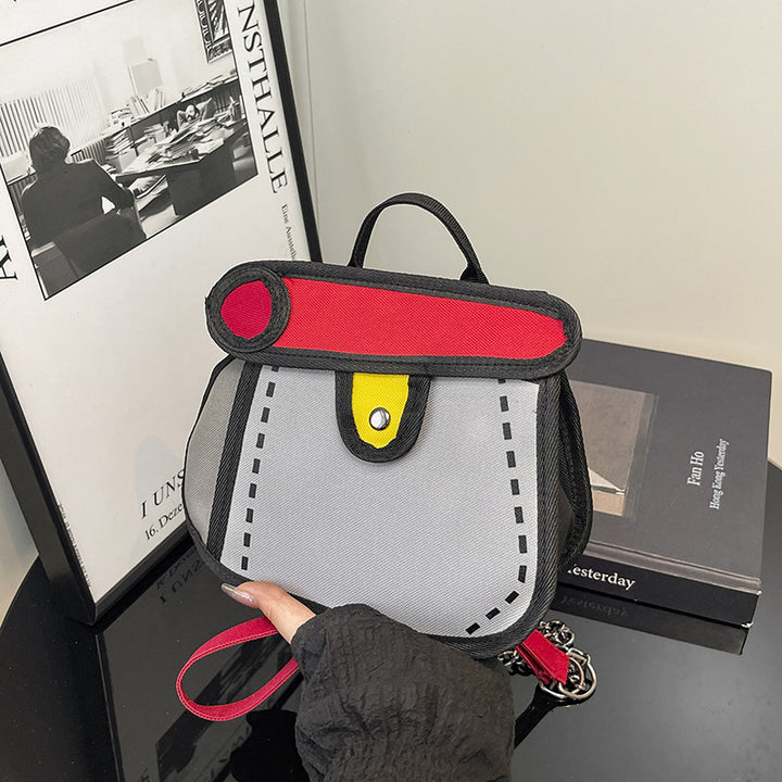 Trendy Cartoon-Style Mini Backpack Kalsten