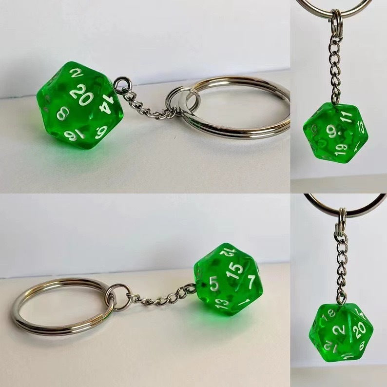 Dice-Themed Keychain Kalsten