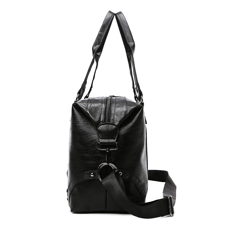 Luxurious Leather Weekend Duffel Bag Kalsten