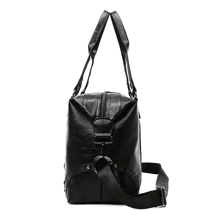 Luxurious Leather Weekend Duffel Bag Kalsten