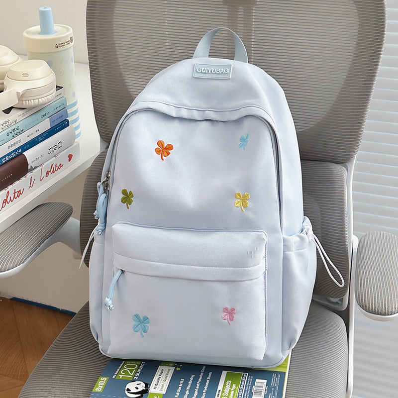 Floral Embroidered Casual Backpack Kalsten 1791205343
