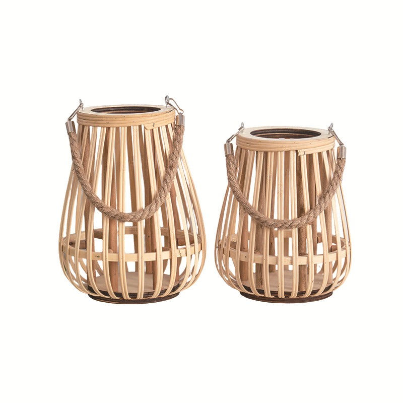 Bamboo Lantern Holder Kalsten