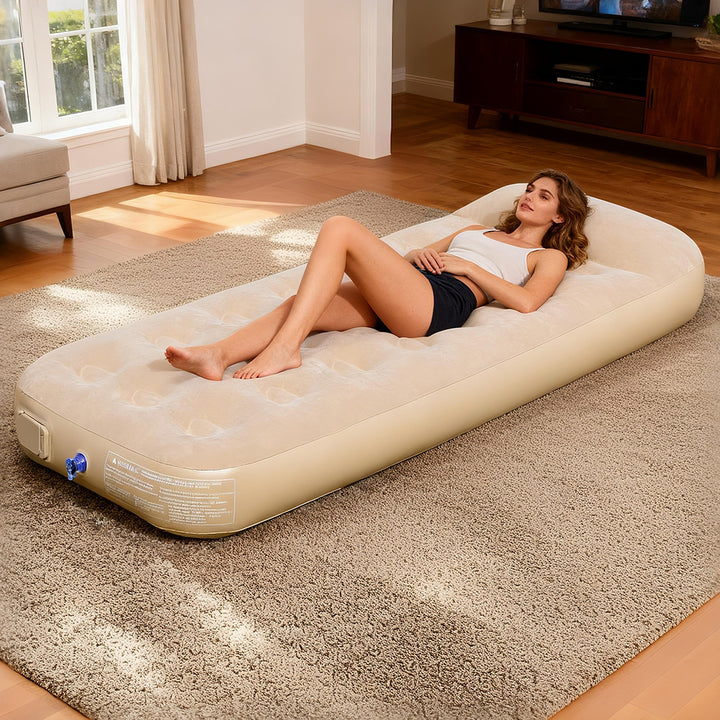 Ladies Inflatable Comfort Mattress with Ergonomic Head Support Kalsten