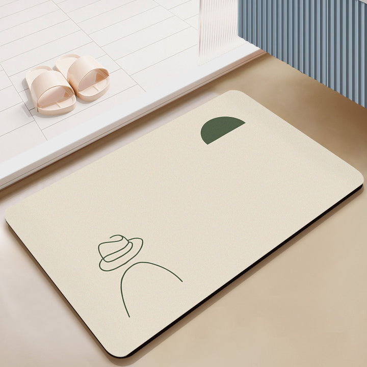 Artistic Minimalist Area Mat Kalsten