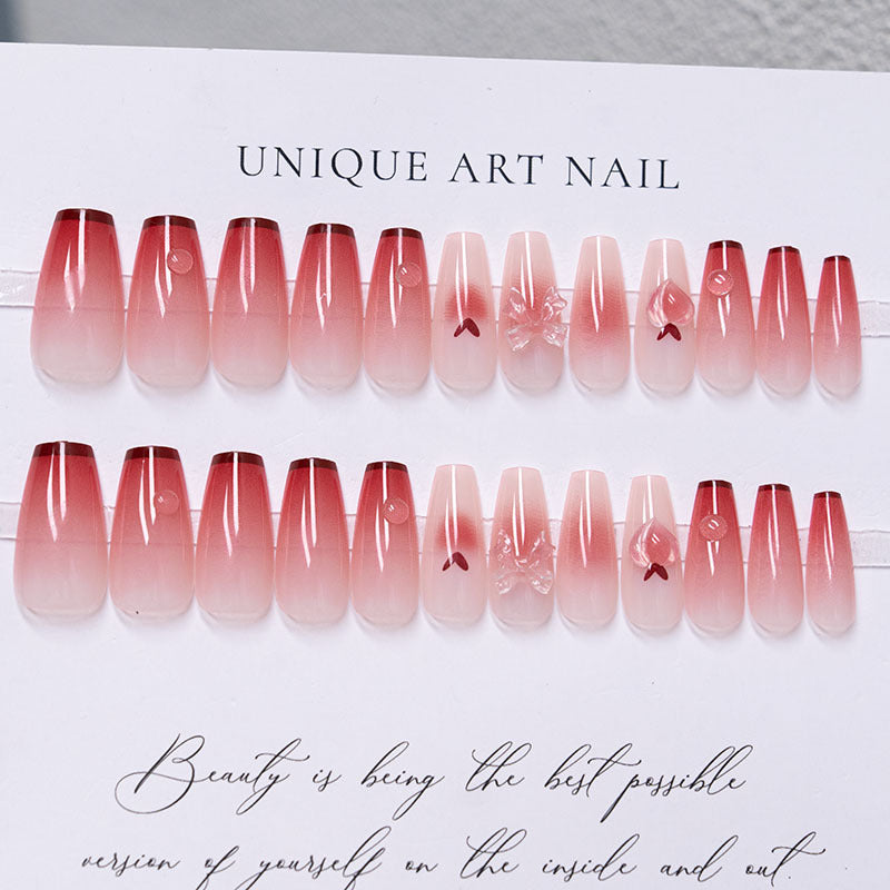 Elegant Decorative Press-On Nails