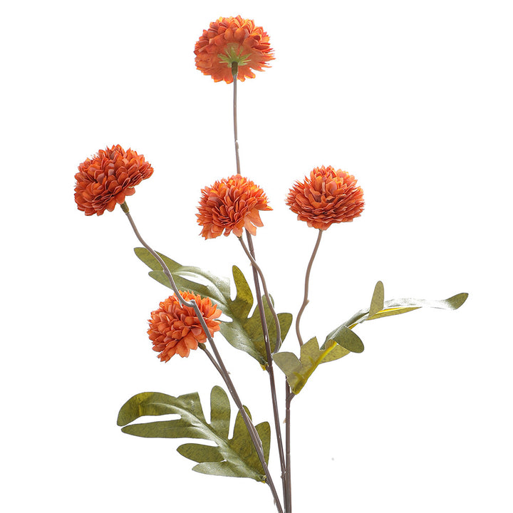 Artificial flower branch with intricate flowers