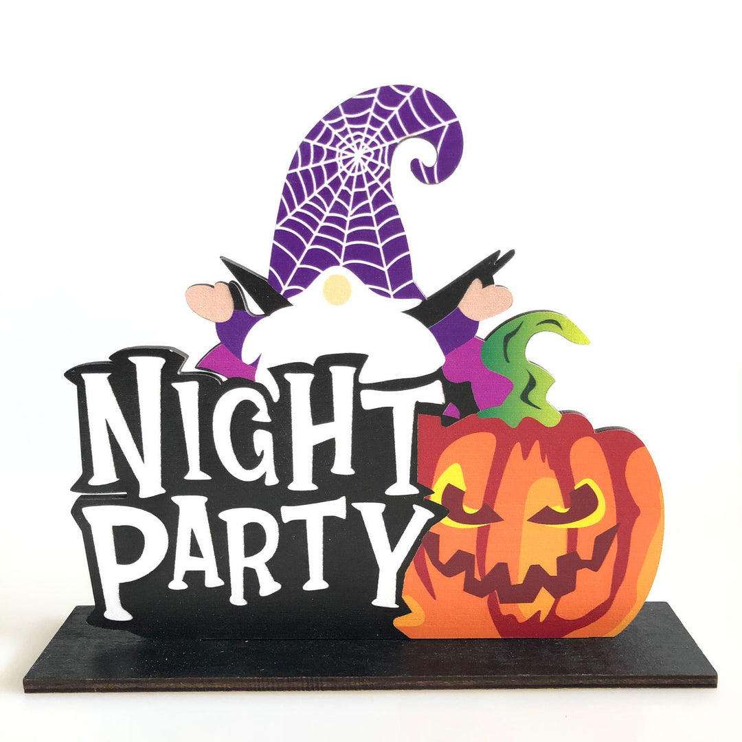 Halloween-Themed Decorative Table Centerpiece