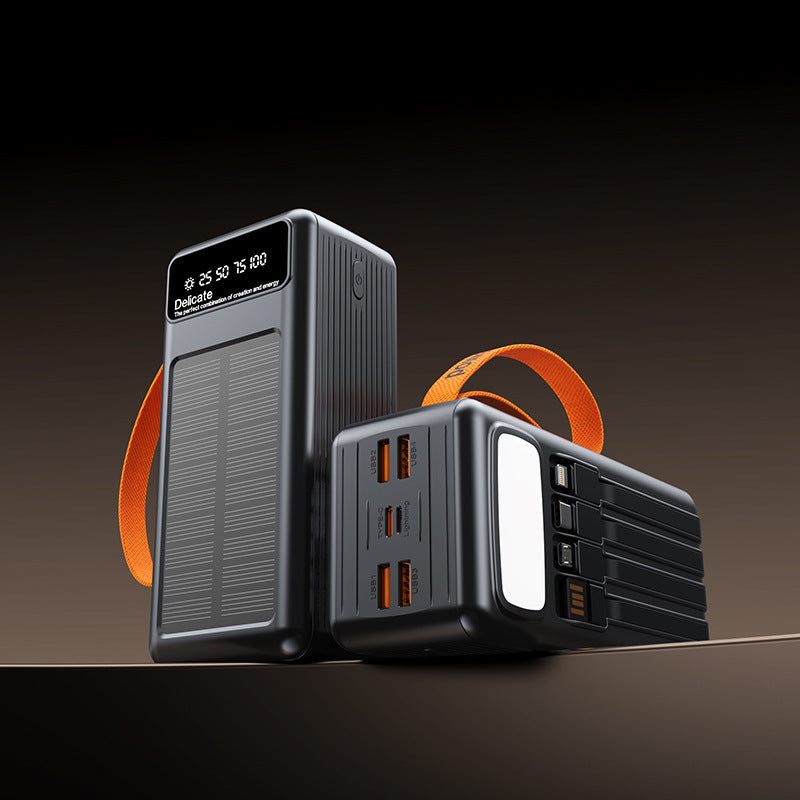 portable solar charger with integrated USB-C connection Kalsten