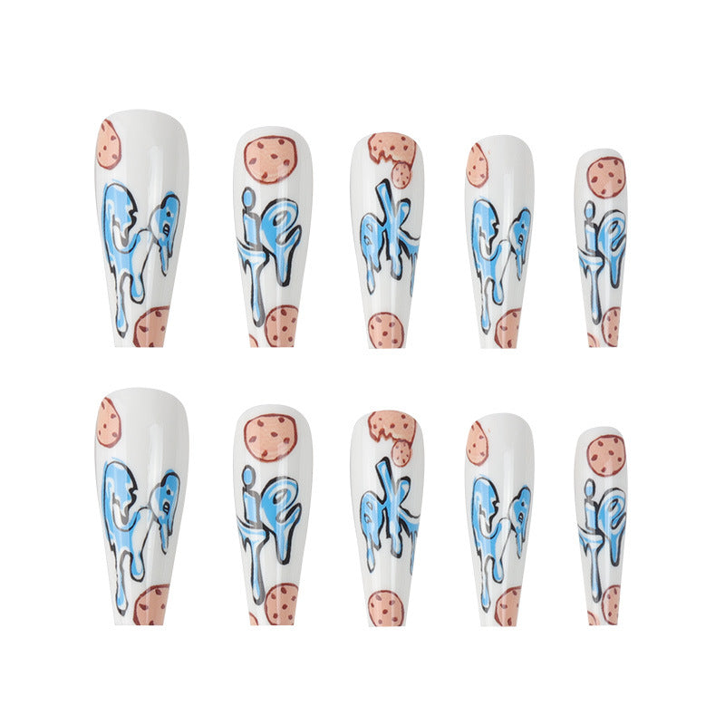 Artistic Cookie-Themed Press-On Nails Kalsten