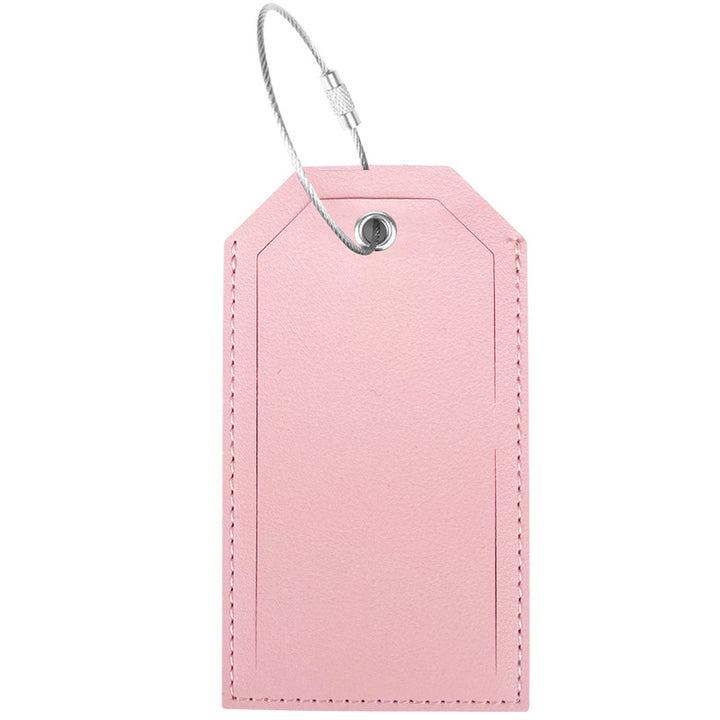 Women’s luggage tag made of durable leather with stainless steel closure Kalsten
