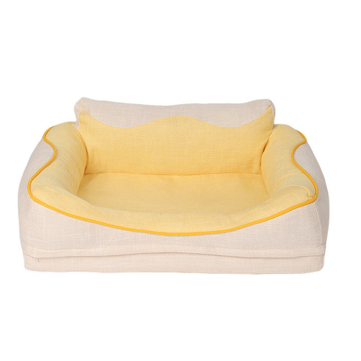 Cozy Bolstered Dog Bed