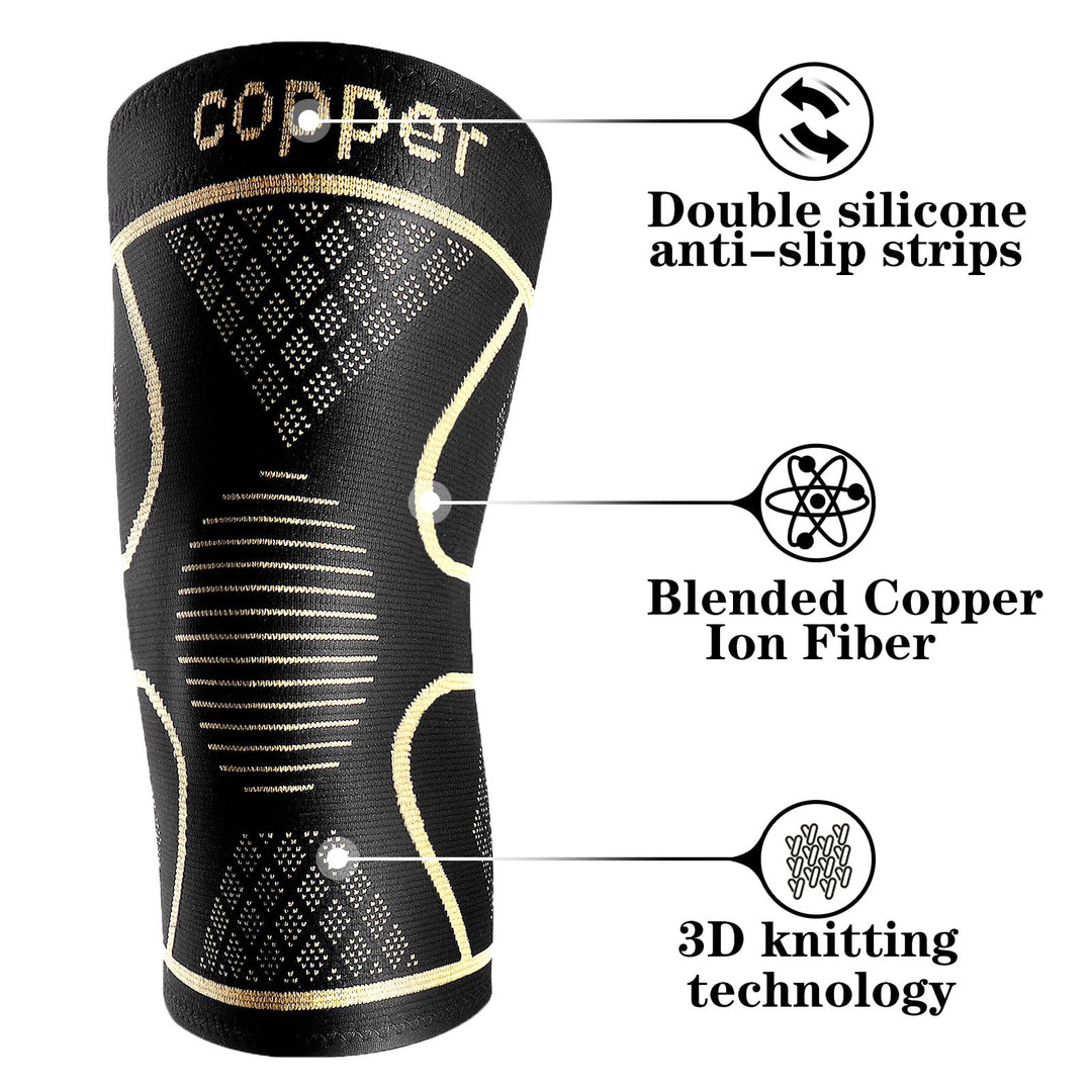 Copper Infused Knee Support Sleeve Kalsten