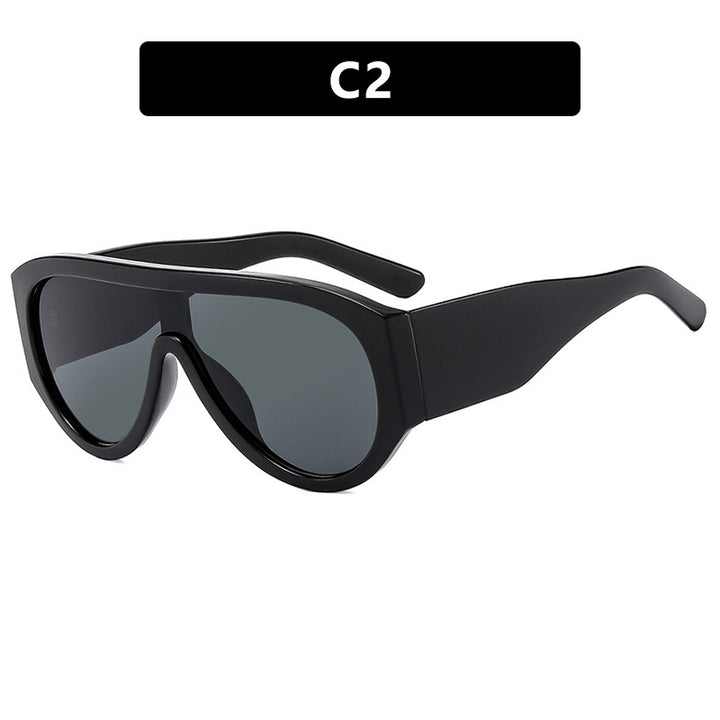 Women's fashionable privacy sunglasses with wide glamorous frame and UV protection Kalsten