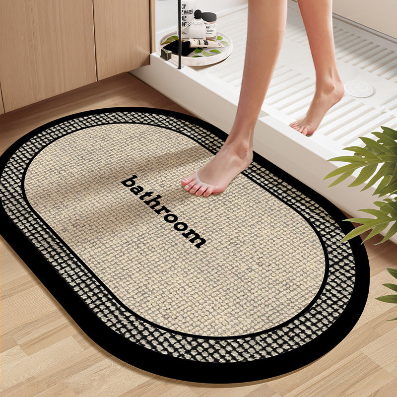 Soft Textured Bathroom Rug Kalsten