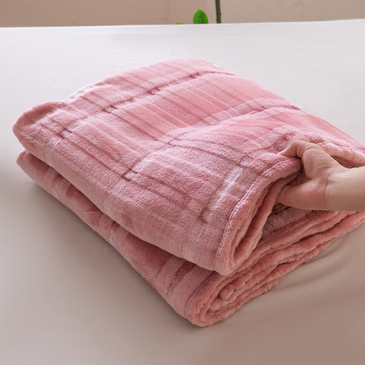 Cozy Flannel Throw Blanket