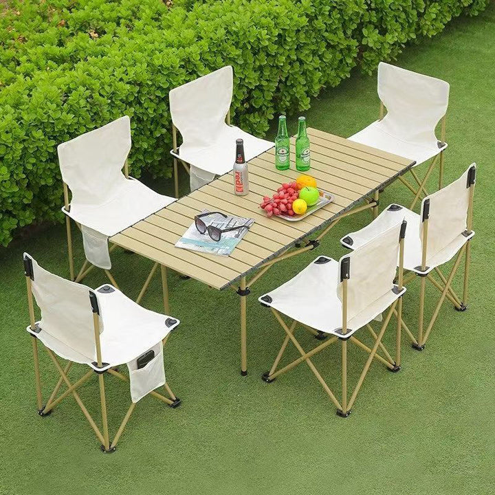 Folding chair with comfortable backrest Kalsten