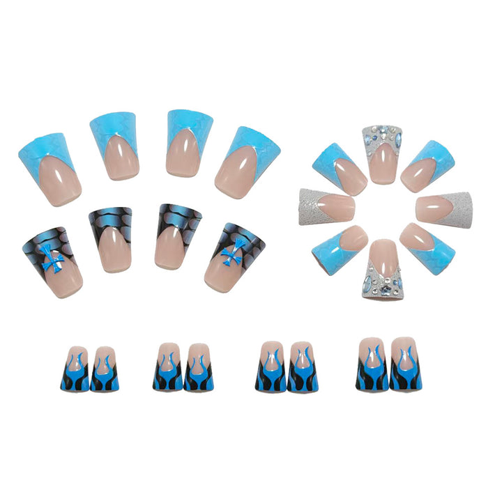 Creative artificial nails with unique 3D design Kalsten