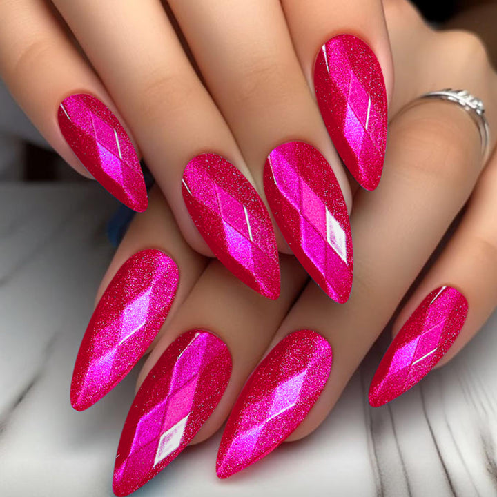 Glamorous Stiletto Nail Art Extensions Kalsten