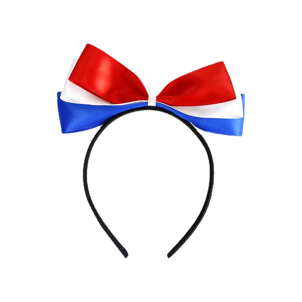 Unisex nan more patriotic festival headband with star and flag pom poms Kalsten