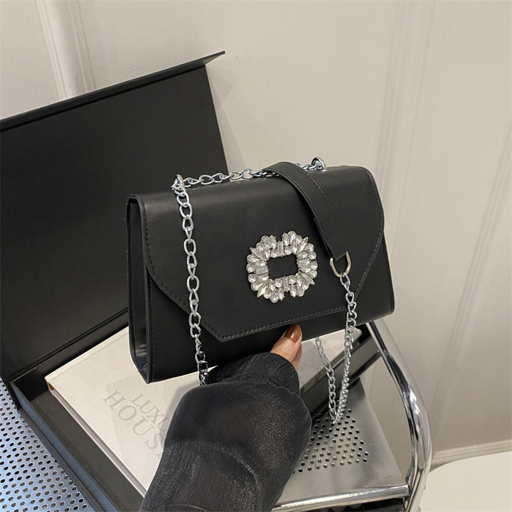 Elegant Chain-Detail Evening Handbag