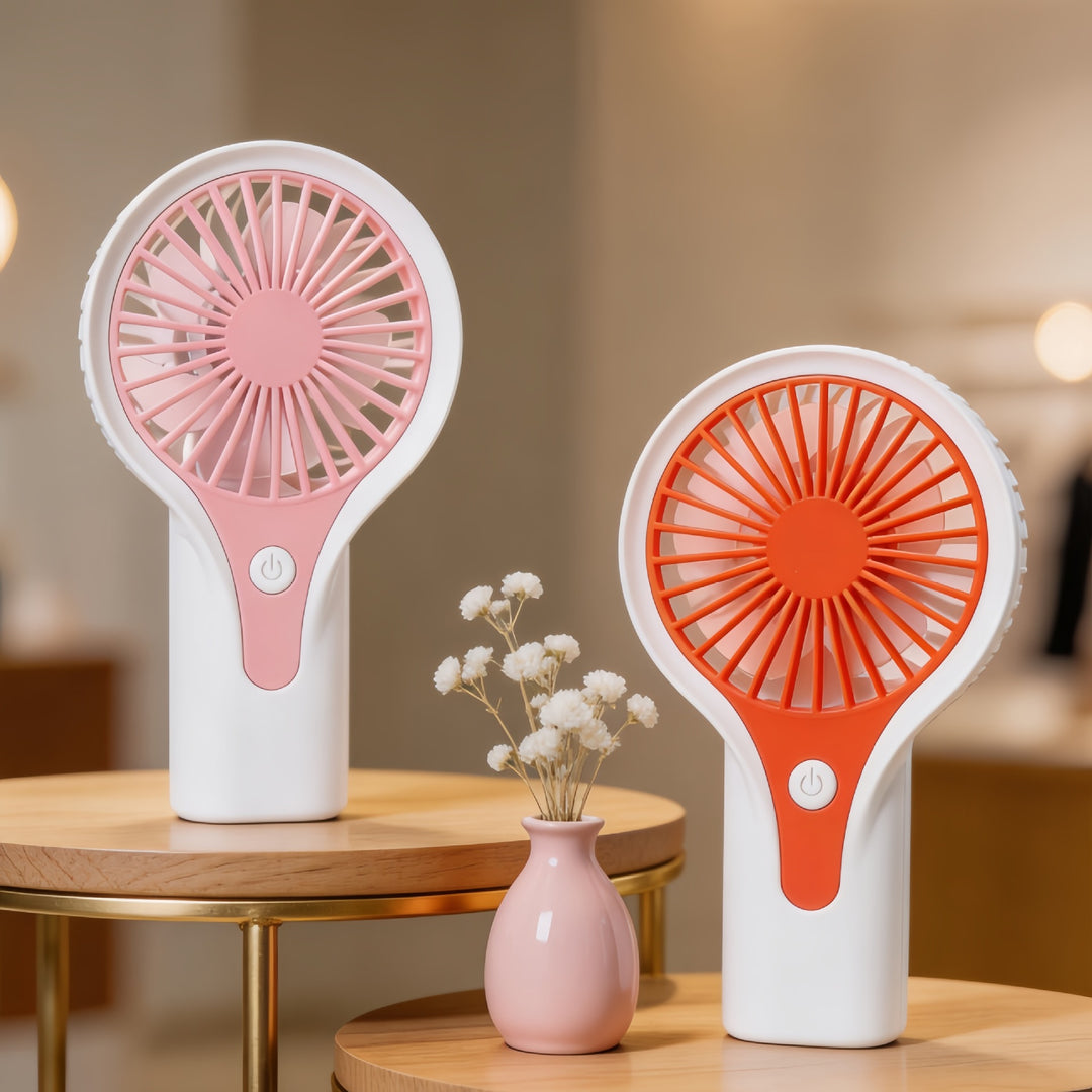 Women's Portable USB Hand Fan with Ergonomic Handle Kalsten