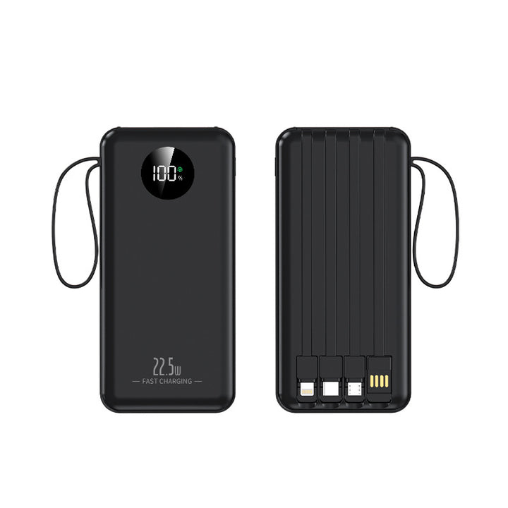 Portable power bank with integrated fast charging function and digital charging display Kalsten