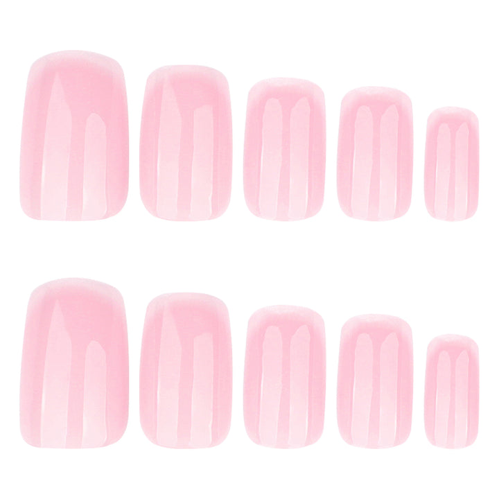 Artificial nail extensions with elegant ombre effect Kalsten