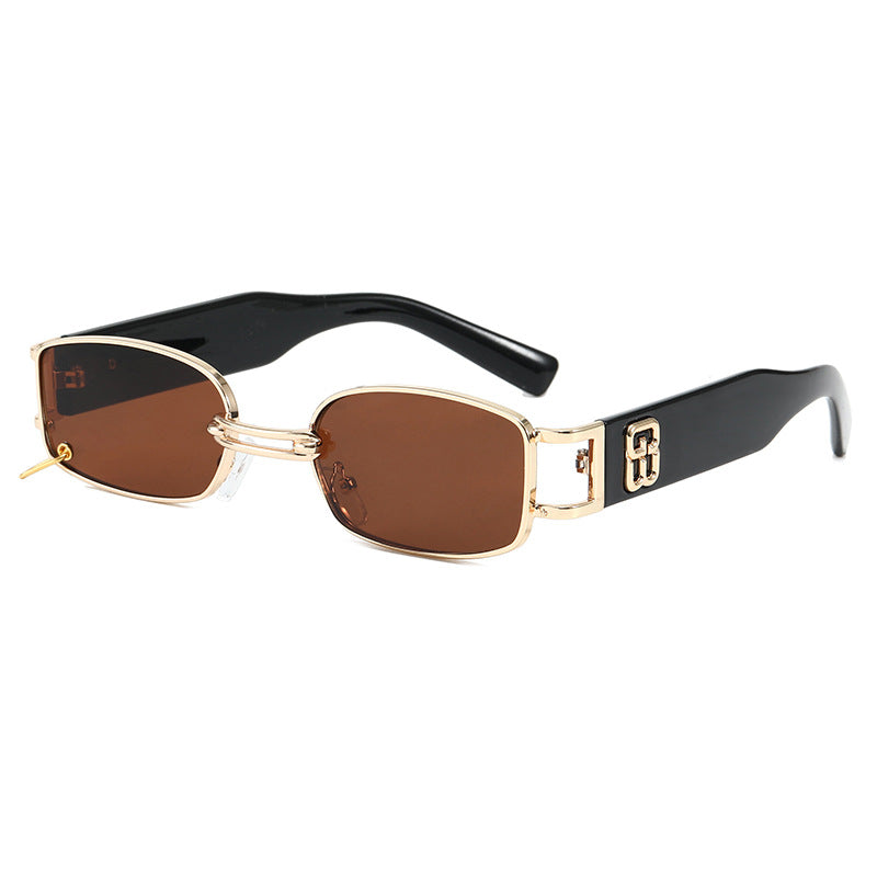 Fashionable sunglasses with unique rectangular frame Kalsten