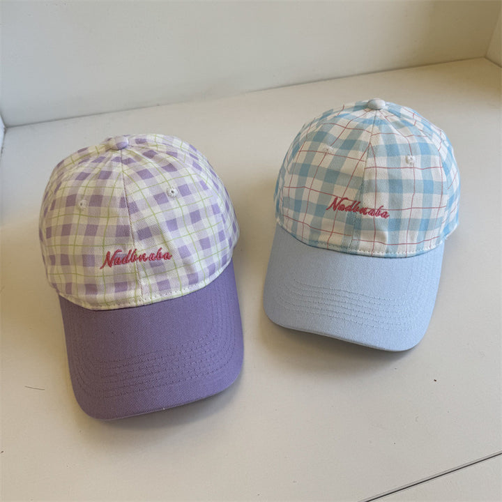Women's Adjustable Plaid Baseball Cap Kalsten