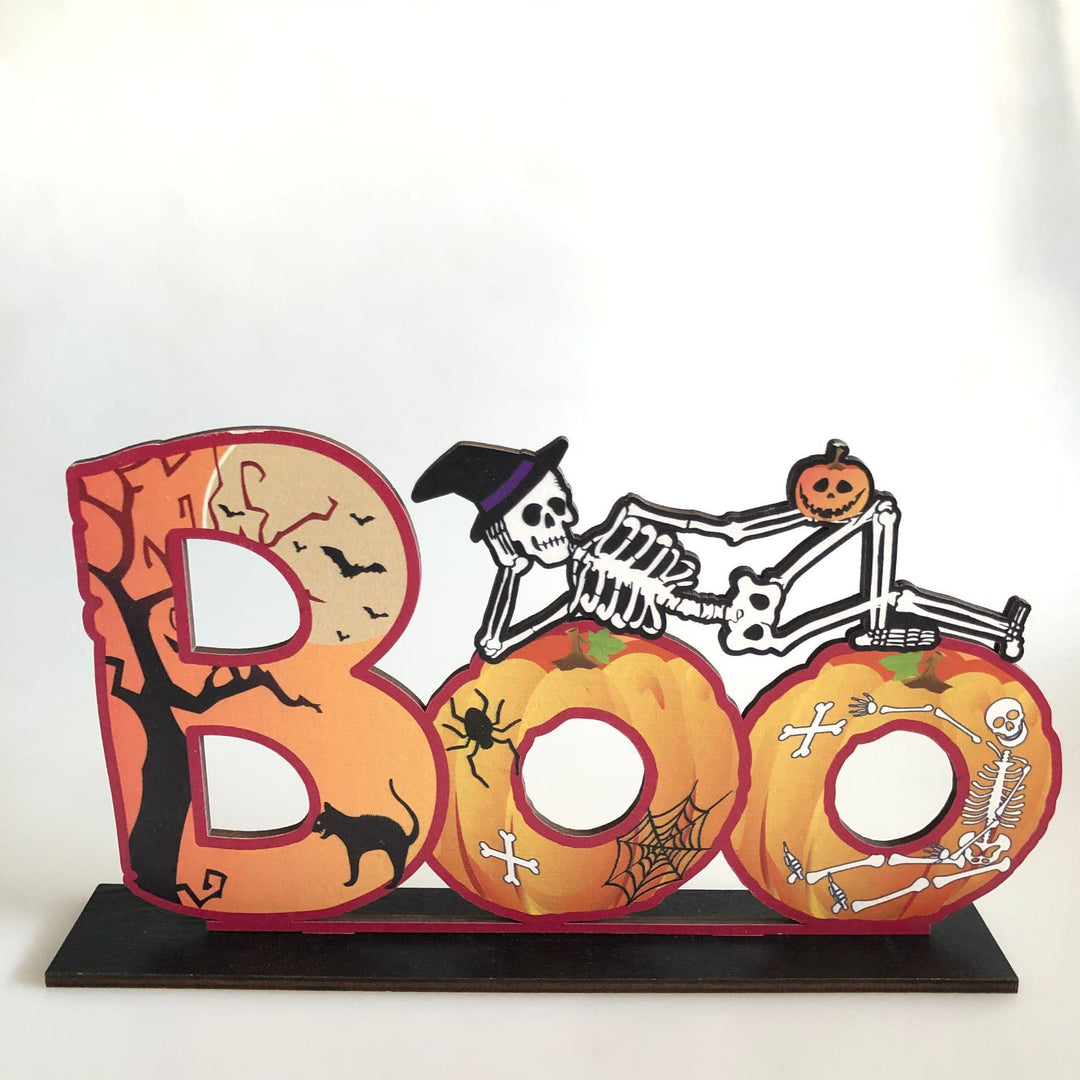 Halloween-Themed Decorative Table Centerpiece