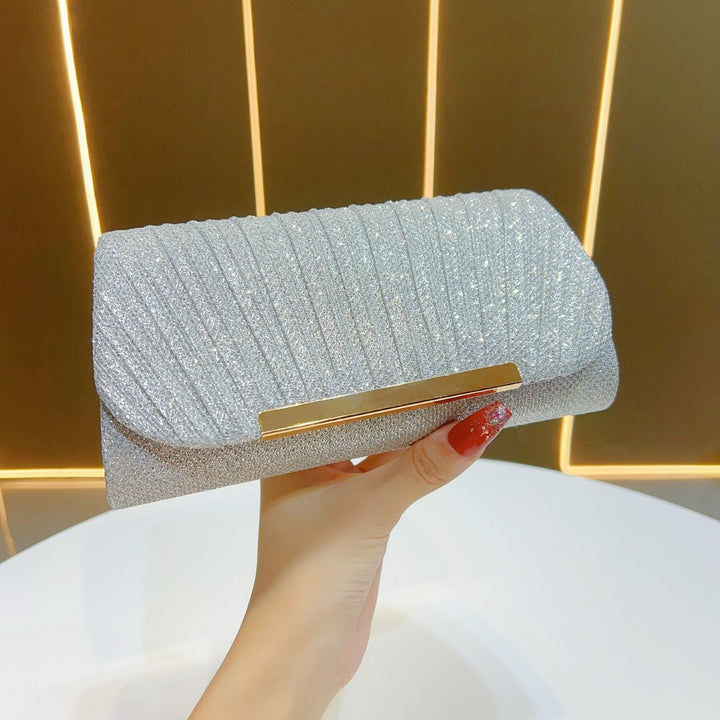 Elegant Textured Evening Clutch